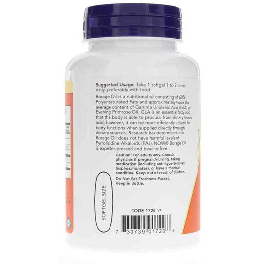 Borage Oil 1000 Mg, NOW